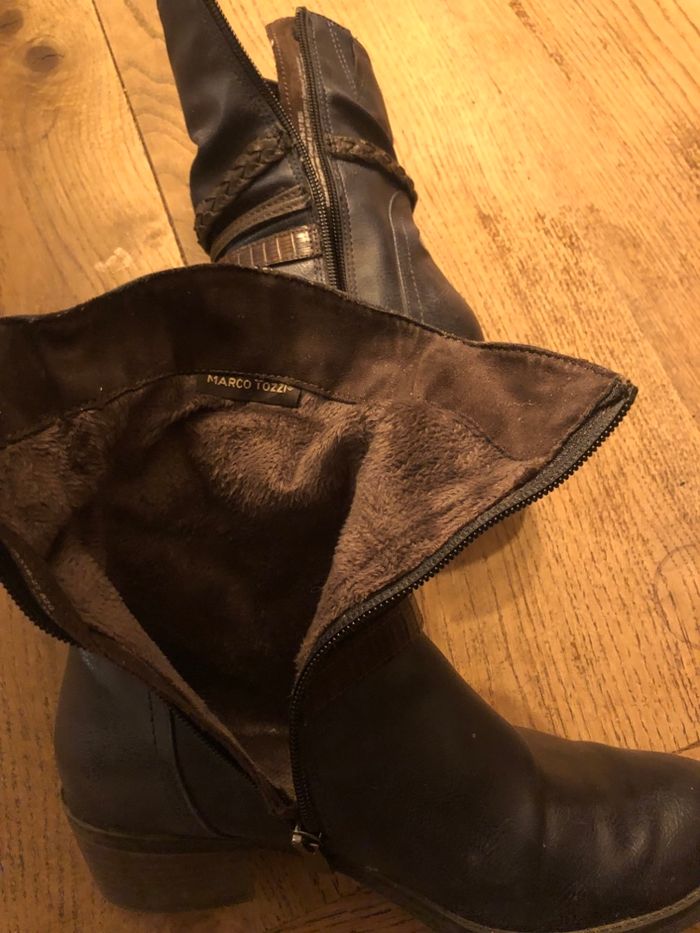 Jolies bottes mi-mollets - photo numéro 3