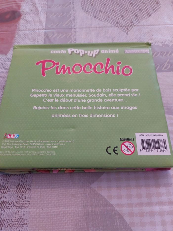Conte pop up Pinocchio - photo numéro 2