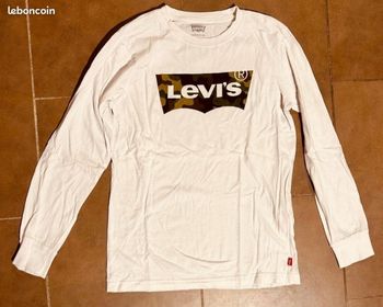Tee shirt manches longues Levi’s taille 16 ans
