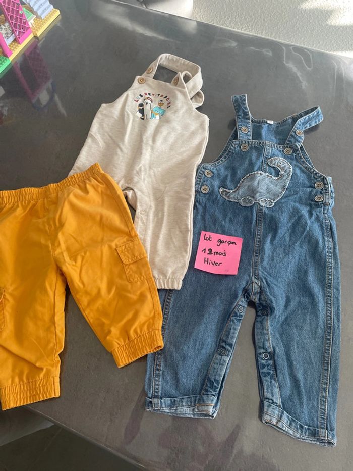 Lot garçon hiver 12 mois - photo numéro 2