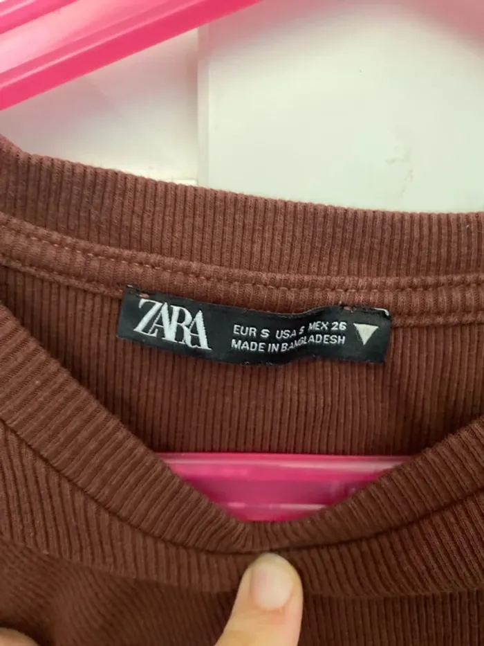 Body Zara marron très jolie couleurs - photo numéro 2