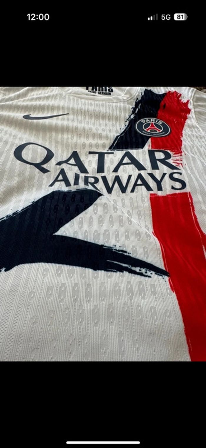 Maillot Extérieur Paris saint germain Version player 2024/2025 – Neuf - photo numéro 2