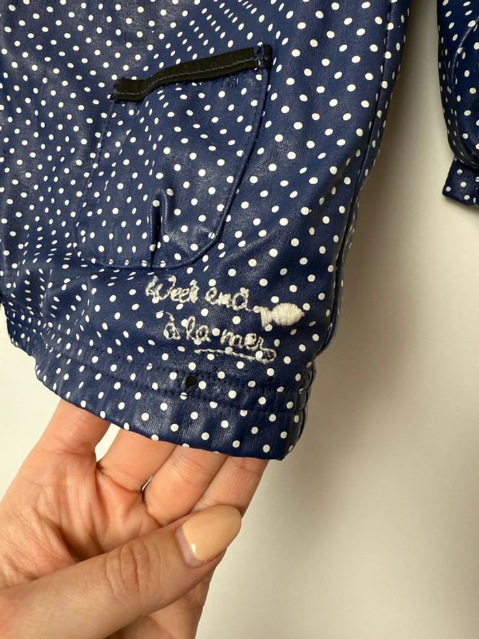 Veste Weekend à la mer imperméable taille 23 mois très bon état - photo numéro 3