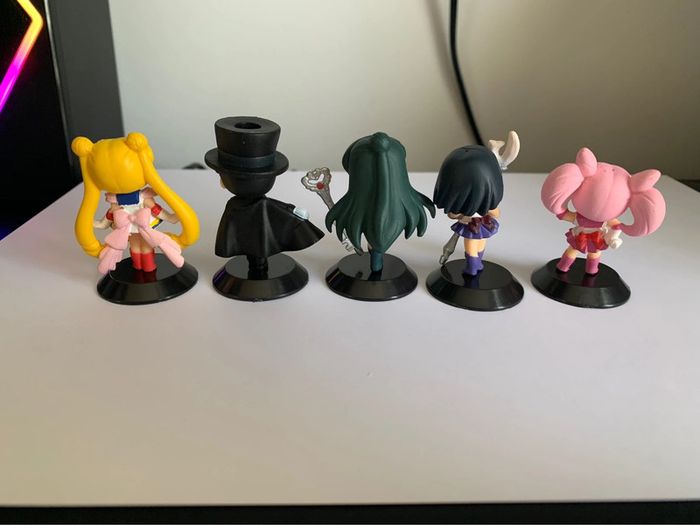 5 minis Figurines Sailor Moon - photo numéro 2