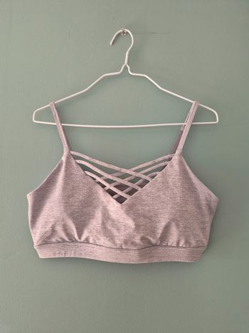 Brassière de sport grise, taille 40, forever 21