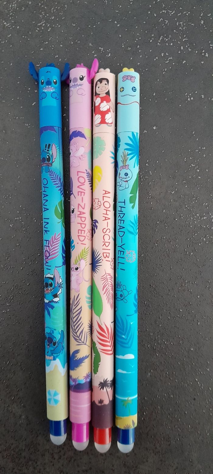 Lot stylo effaçable stitch style legami - photo numéro 3