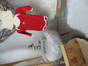 Jolie bodies manche longue rouge blanc coeur Petit bateau bébé fille 3 mois 60cm