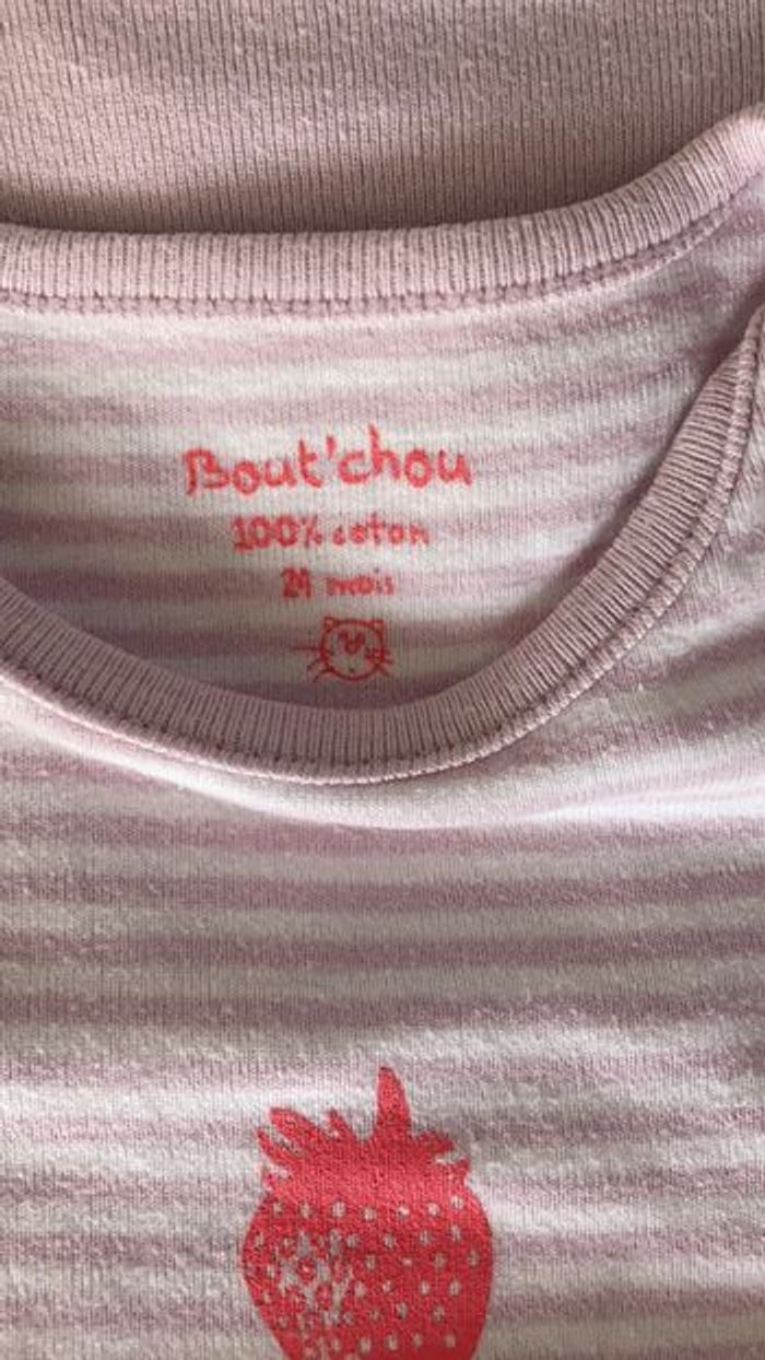 Bout’chou 3 bodies 24 mois lilas - photo numéro 6