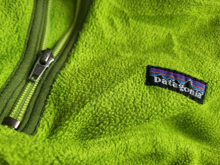 🧥💚 Pull polaire Patagonia Synchilla – Vintage 90s/2000s – Vert Lime/Leaf Green - Taille M 💚🧥 - photo numéro 4