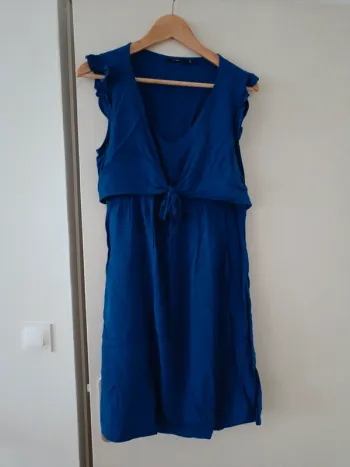 Robe compatible grossesse T.40 Kiabi indigo
