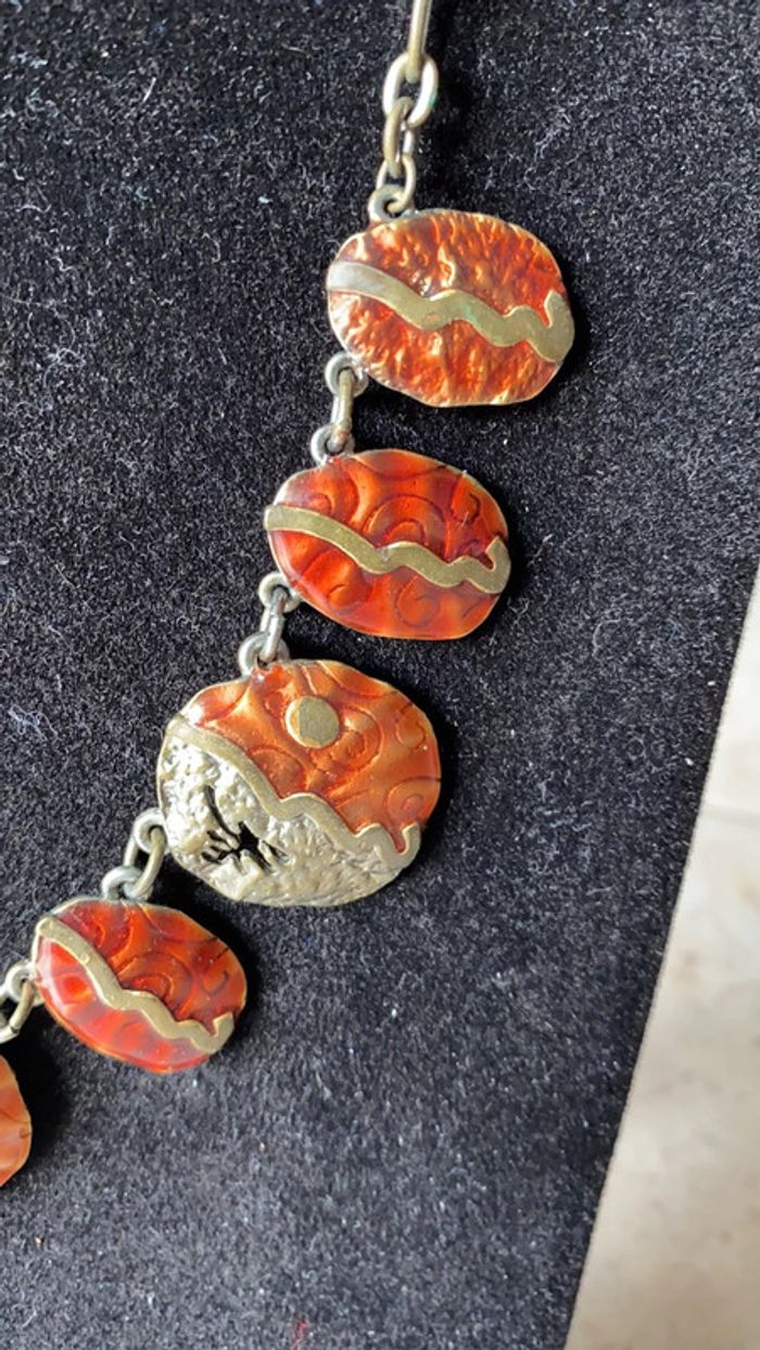 Collier fantaisie avec chaîne réglable - photo numéro 3