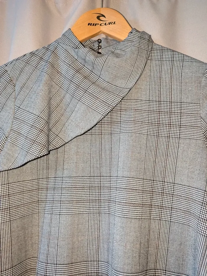 Blouse zara à carreaux - photo numéro 2