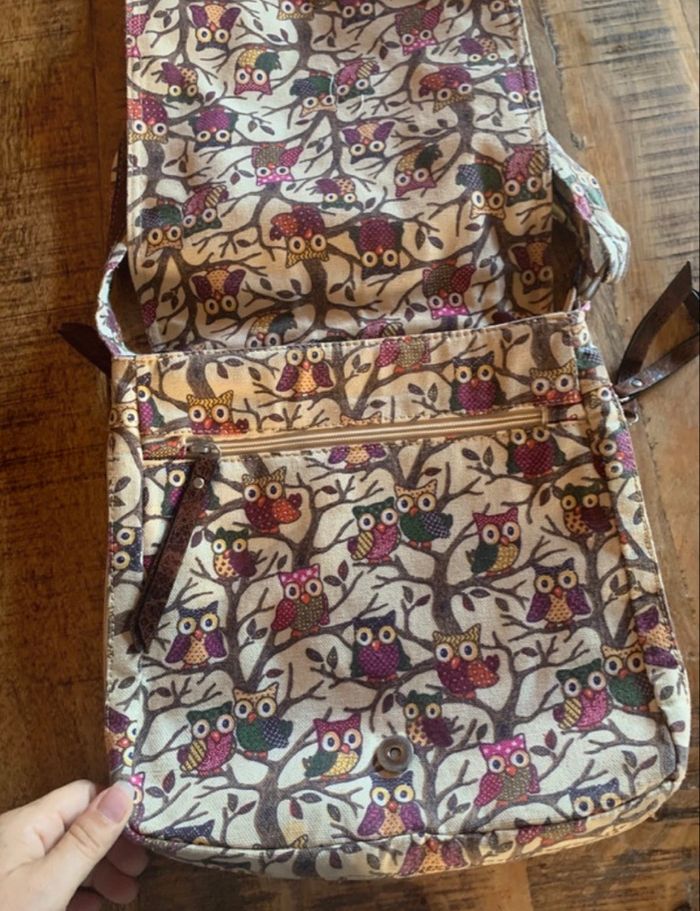 Sac à bandoulière hibou - photo numéro 2