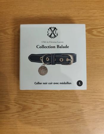 Collier chien Christian Lacroix Noir taille L 