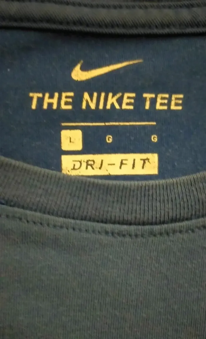 T-shirt Nike Tree, Dri-Fit, bleu, taille L - photo numéro 3