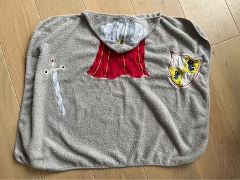 Cape de bain bébé chevalier - Kitchoun - TU