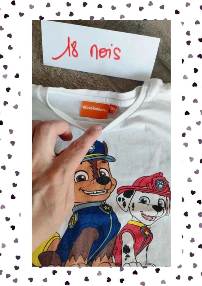 T-shirt manches longues pat patrouille - photo numéro 3