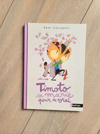 Livre " Timoto se marie pour de vrai". Édition Nathan