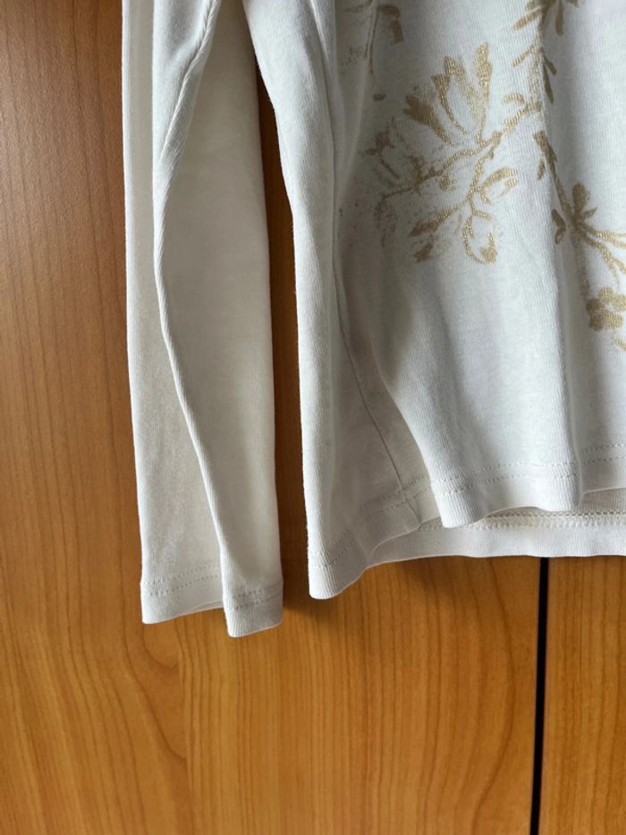 Top blanc à manches longues taille 46/48 - photo numéro 6