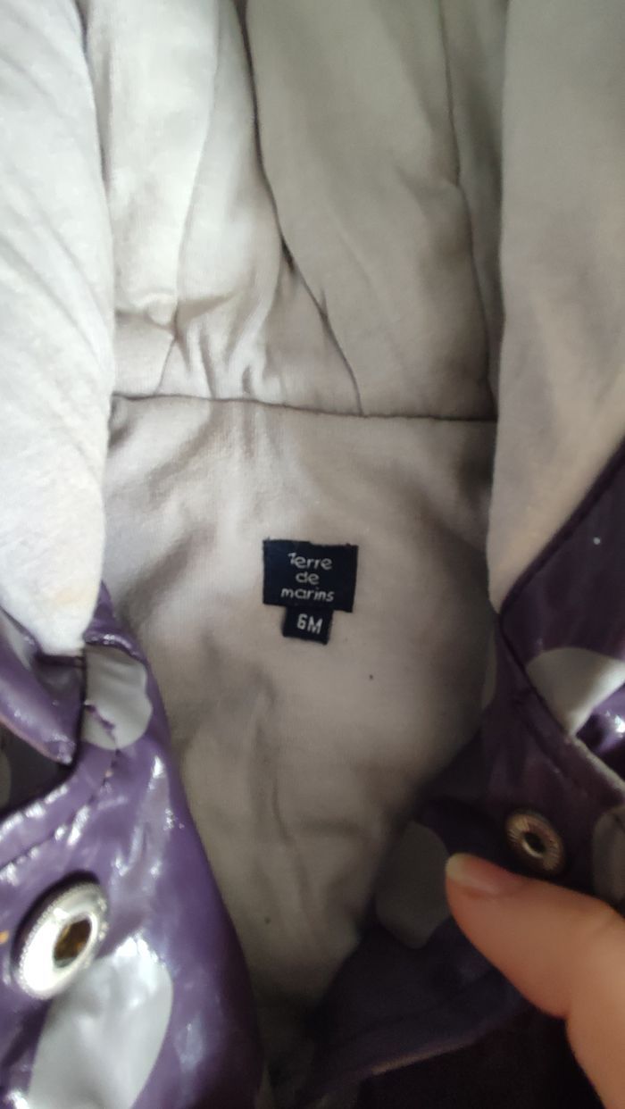 Imperméable violet fille - photo numéro 2