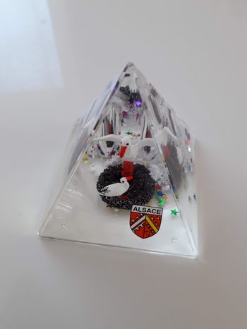 Presse papier a paillettes Alsace