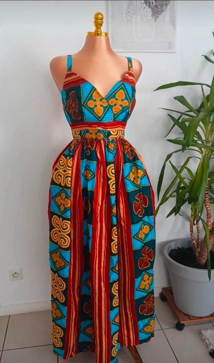 Magnifique Longue Robe d'été Neuve Taille L - photo numéro 4