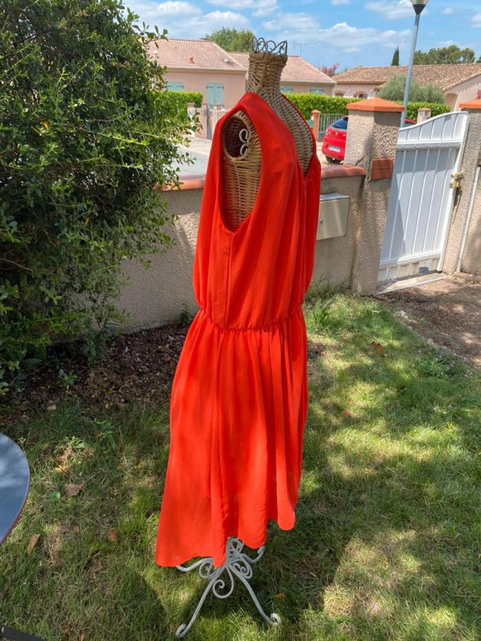 Robe chic Vera & Lucy orange taille M - photo numéro 4