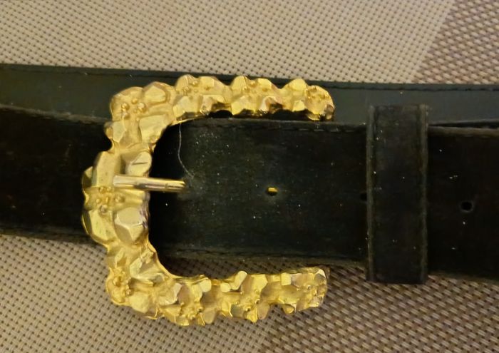 Ceinture boucle florale - photo numéro 2