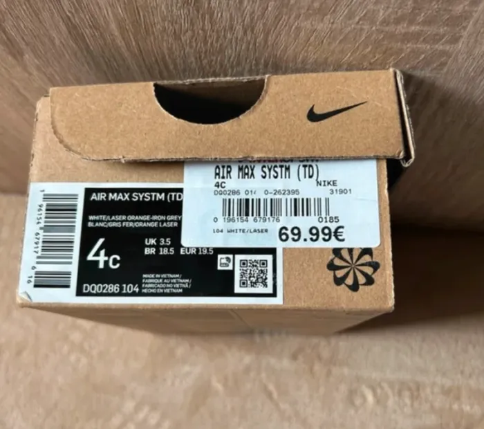 Air Max systm taille 19.5 neuves - photo numéro 9