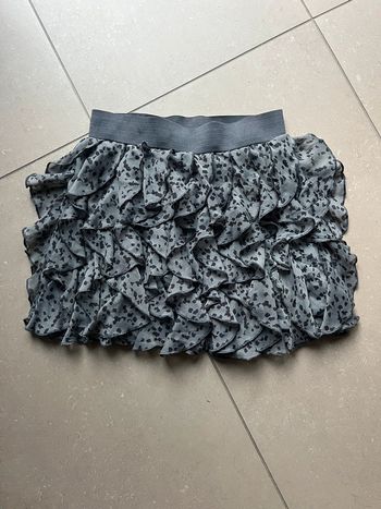 Jupe grise à motifs noirs JBC XS neuve