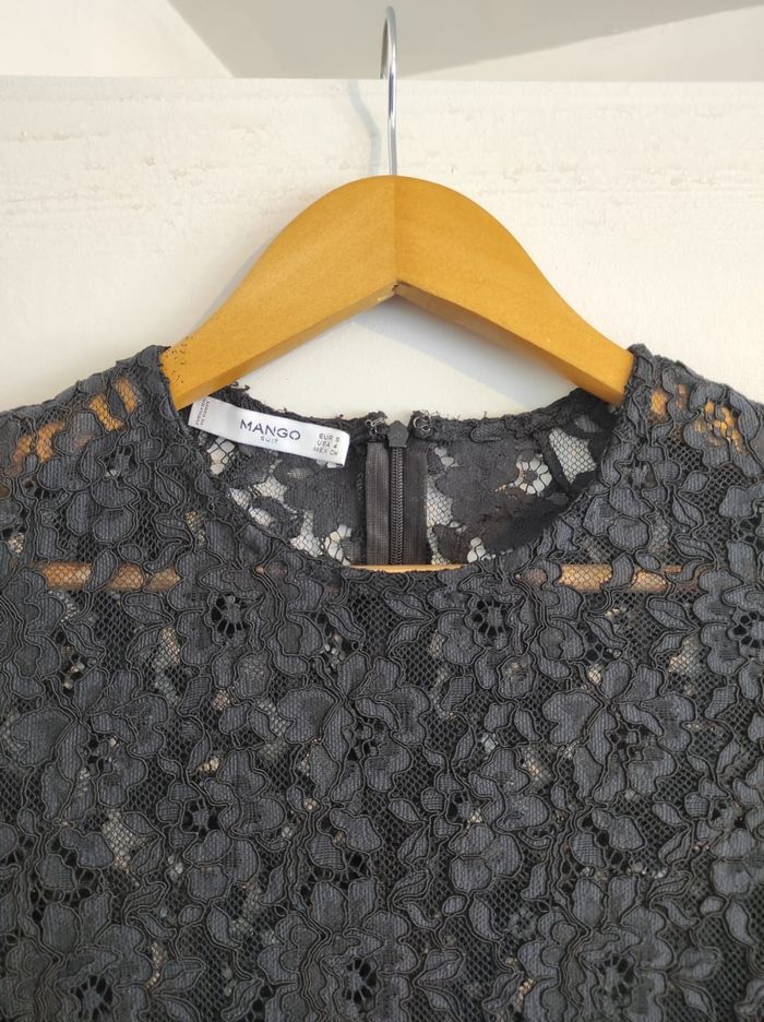 Robe noire mango - photo numéro 3