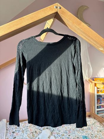 Haut gris noir moucheté pimkie