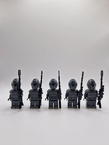 Figurines type lego 5 clones star wars