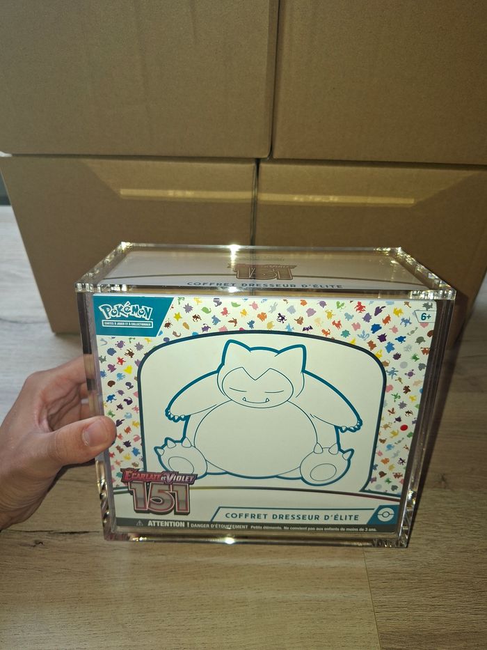 Lot de 4 acryliques pour etb Pokémon aimantée épaisse de qualité premium - photo numéro 2