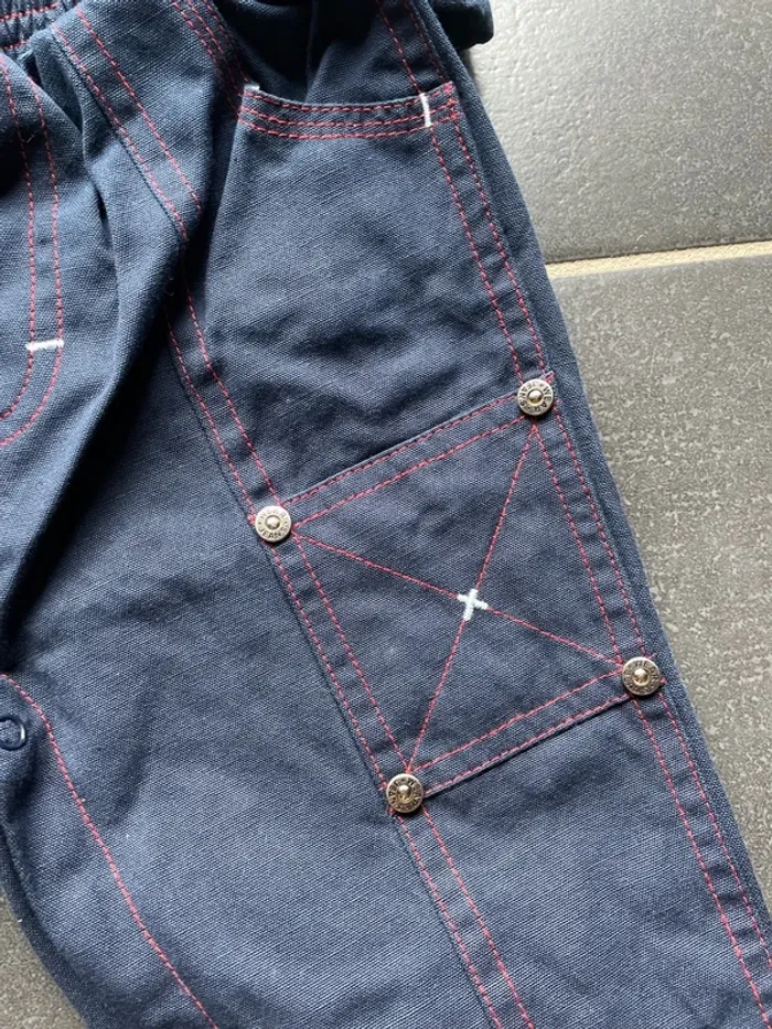 Ensemble pantalon veste à manche courte 12 mois - photo numéro 4