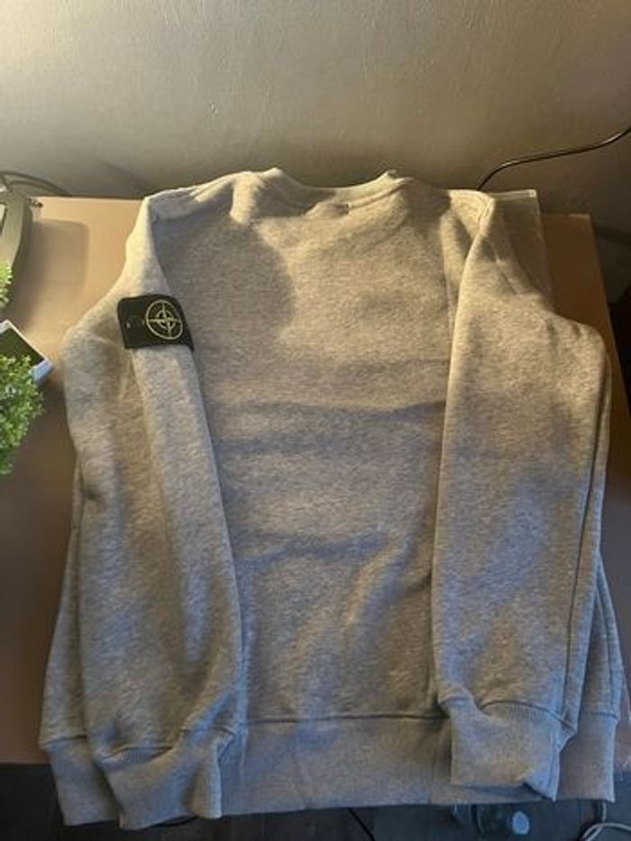 Pull stone island gris (xs) - photo numéro 4