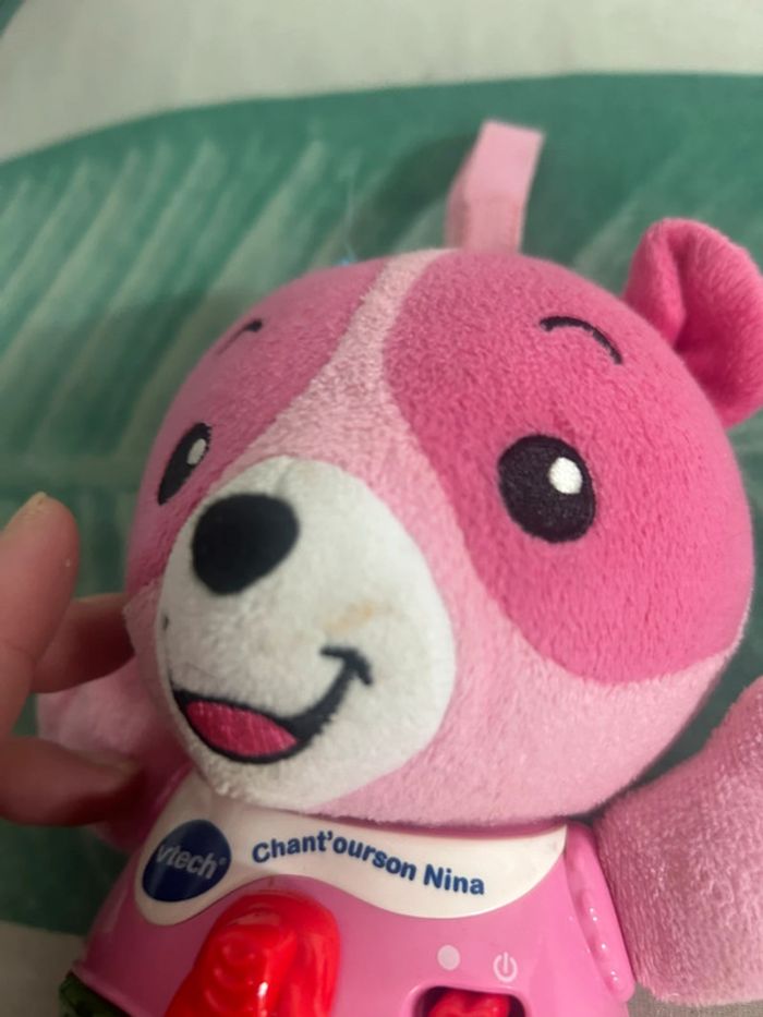 Ourson Nina V tech peluche musical - photo numéro 2