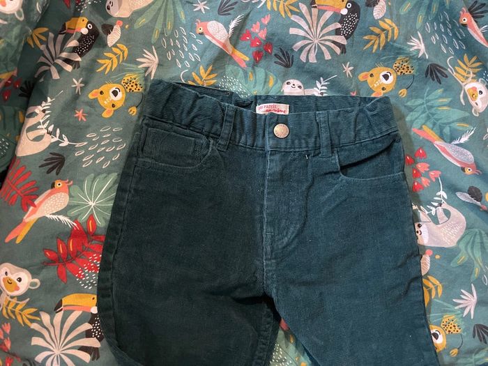 Slim velour vert Sapin DPAM 8 ans - photo numéro 2
