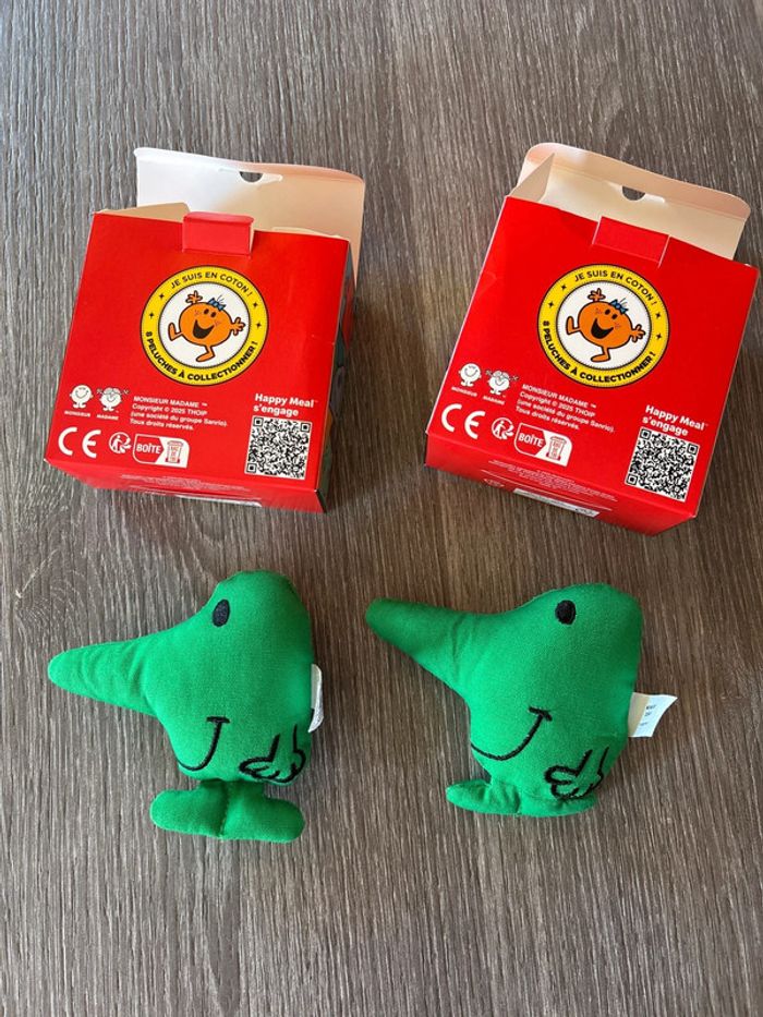 Lot peluche monsieur&madame