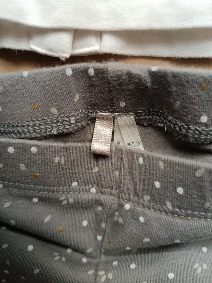 Ensemble Boléro + Legging (T-shirt offert) 3 mois - photo numéro 3