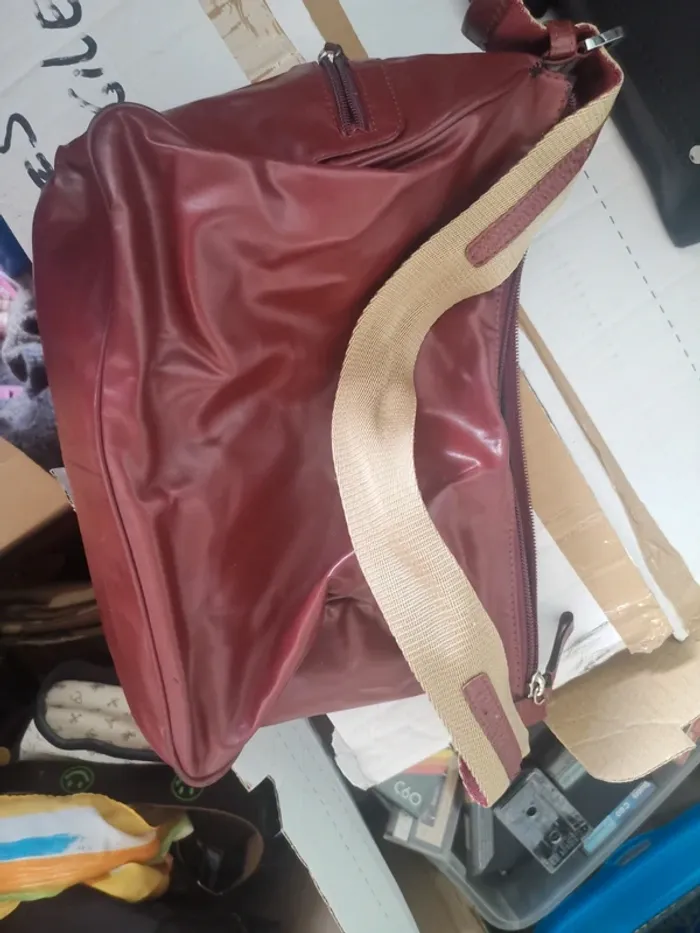Joli sac bordeaux - photo numéro 3