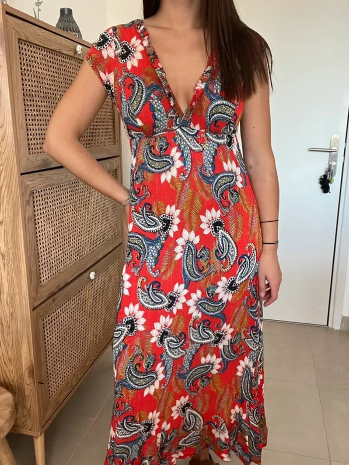 Robe longue rouge Holly & Joey - photo numéro 4