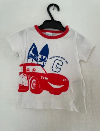 T-shirt manche courte garçon “flash McQueen” - taille 6 mois