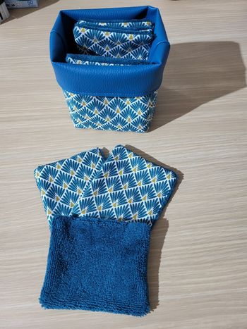 panier avec lingettes