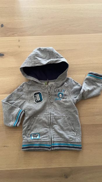 Gilet zippé à capuche 12 mois orchestra