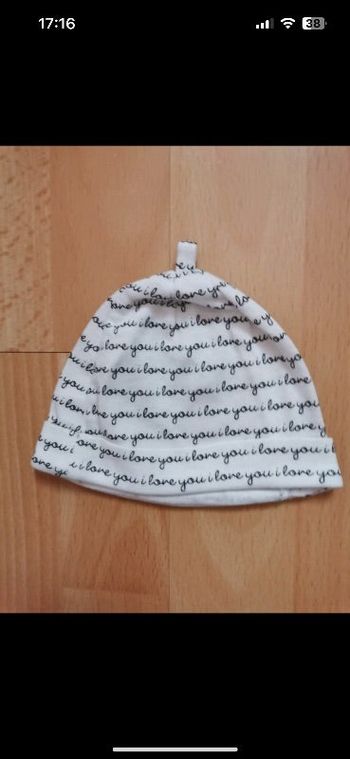 Lot de deux Bonnet bebe