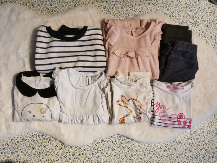 Lot de vêtements avec défauts