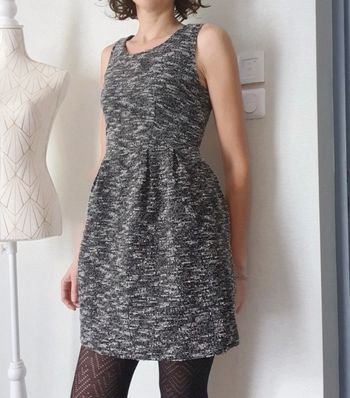 Robe vila grise chiné bouclettes