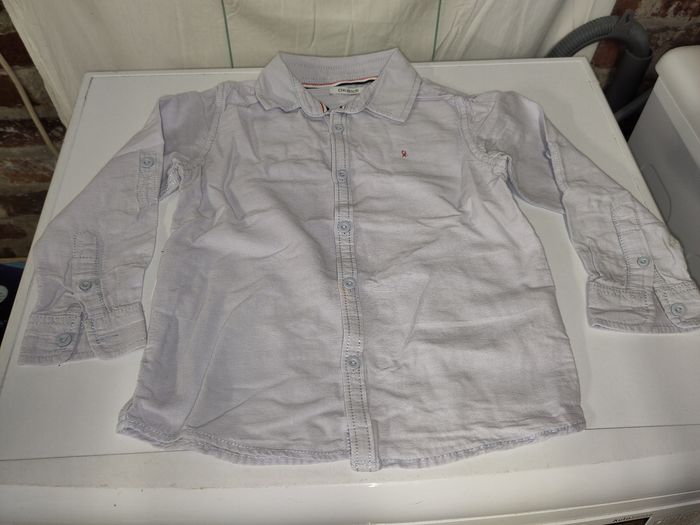Chemise Okaïdi 6 ans bleu ciel