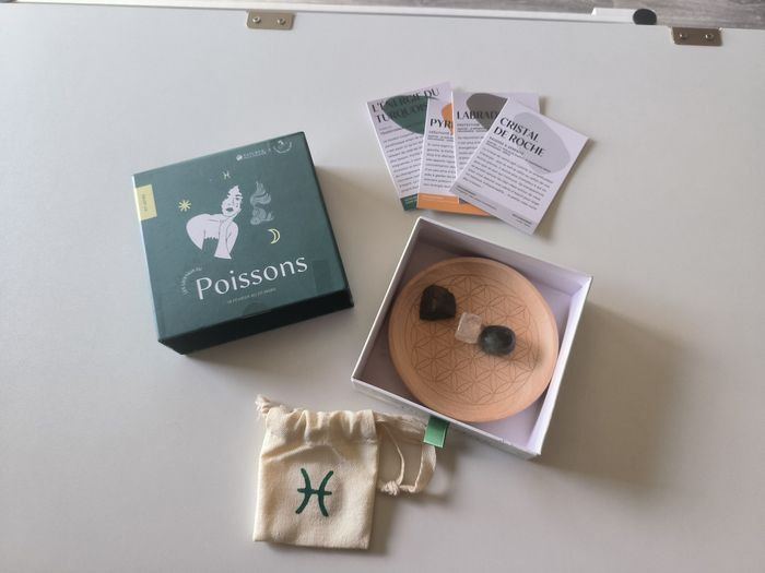 Coffret astro lithothérapie poisson - photo numéro 2